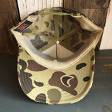 Hermosa Beach SOUTH BAY SURF (Multi Colored Patch) Trucker Hat - CAMOUFLAGE Green/Light Loden/Green