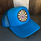 Hermosa Beach SUNBEAMS Trucker Hat - Neon Blue