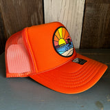 Hermosa Beach OBLIGATORY SUNSET Trucker Hat - Orange