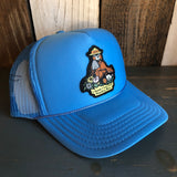 I THINK I LOVE YOU, SMOKEY BEAR High Crown Trucker Hat - Col. Blue