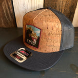 ZION NATIONAL PARK Premium Cork Trucker Hat - (Grey/Cork)
