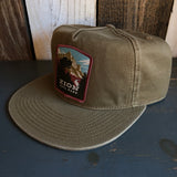 ZION NATIONAL PARK - 5 Panel Low Profile Style Dad Hat - Coyote Brown