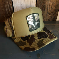 REDWOOD NATIONAL & STATE PARKS Trucker Hat - CAMOUFLAGE Green/Light Loden/Green