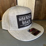 Hermosa Beach ROPER Premium 5-Panel Mid Profile Snapback Hat - Grey