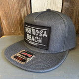 Hermosa Beach ROPER 5-Panel Mid Profile Snapback Hat - Heather Black