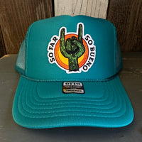 SO FAR :: SO BUENO High Crown Trucker Hat - Jade Green