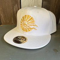 Hermosa Beach CLASSIC LOGO :: OTTO FLEX 3030 PRO Baseball Hat - White