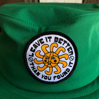 Leave It Better, Than You Found It :: Fun Suns River Bucket Hat - Green