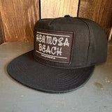 Hermosa Beach ROPER 5 Panel Low Profile Style Dad Hat - Black