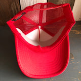 Hermosa Beach SUNBEAMS High Crown Trucker Hat - Red