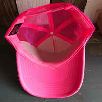 Hermosa Beach SUNBEAMS Trucker Hat - Neon Pink