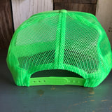 Hermosa Beach TUBULAR Trucker Hat - Neon Green