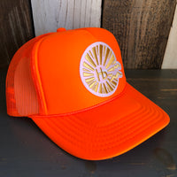 Hermosa Beach CLASSIC LOGO Foam Trucker Hat - Orange