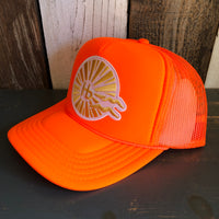 Hermosa Beach CLASSIC LOGO Foam Trucker Hat - Orange