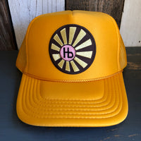 Hermosa Beach SUNBEAMS Trucker Hat - Gold