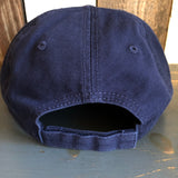 Hermosa Beach HIGH HEAT - 5 Panel Low Profile Style Dad Hat with Velcro Closure - Navy