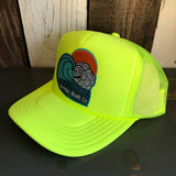 Hermosa Beach TUBULAR Trucker Hat - Neon Yellow