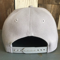 Hermosa Beach CLASSIC LOGO 6 Panel Mid Profile Baseball Cap - Grey