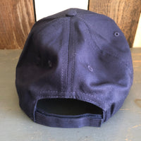 Hermosa Beach LIFEGUARD TOWER 6 Panel Low Profile Dad Hat - Navy