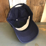 Hermosa Beach LIFEGUARD TOWER 6 Panel Low Profile Dad Hat - Navy
