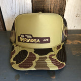 Hermosa Beach HERMOSA AVE Trucker Hat - CAMOUFLAGE Green/Light Loden/Green