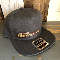 Hermosa Beach HERMOSA AVE 5-Panel Mid Profile Snapback Hat - Heather Black