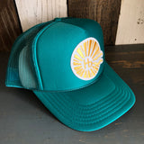 Hermosa Beach CLASSIC LOGO Trucker Hat - Jade Green