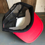 Hermosa Beach SHOREFRONT Trucker Hat - Red/White/Black