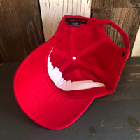 Hermosa Beach MUY HERMOSA 6 Panel Low Profile Style Dad Hat - Red