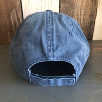 SPIRIT OF THE WEST - SOUL OF THE WILD - 6 Panel Low Profile Style Dad Hat with Velcro Closure - Faded Navy
