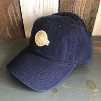 Hermosa Beach CLASSIC MINI LOGO 6 Panel Low Profile Style Dad Hat - Navy