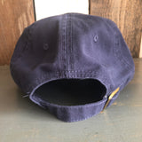 Hermosa Beach CLASSIC MINI LOGO 6 Panel Low Profile Style Dad Hat - Navy