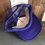 Hermosa Beach MUY HERMOSA High Crown Trucker Hat - Purple