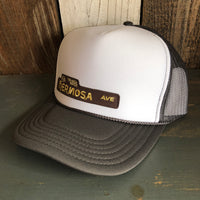 Hermosa Beach HERMOSA AVE Trucker Hat - Charcoal Grey/White/Charcoal Grey