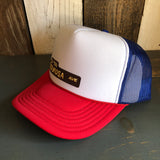 Hermosa Beach HERMOSA AVE Trucker Hat - Red/White/Royal Blue