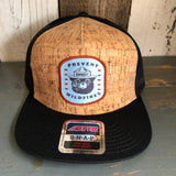 Smokey Bear...Prevent Wildfires Premium Cork Trucker Hat - (Black/Cork)