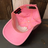 Hermosa Beach MINI CLASSIC LOGO - 6 Panel Low Profile Style Dad Hat with Velcro Closure - Pink