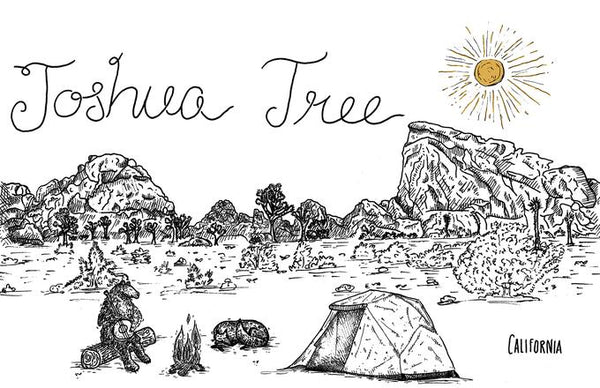 JOSHUA TREE - ILLUSTRATION PRINT - 8 x 10