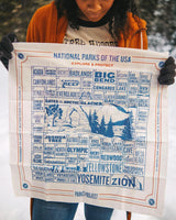 National Parks of The USA Checklist Bandana | Parks Project | National Park Bandana