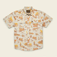 H Bar B Snapshirt Short Sleeve Button Up Shirt - Coyote : Desert