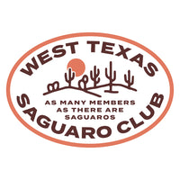 Texas Saguaro Club Sticker