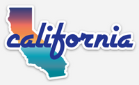 California Fade - Sticker
