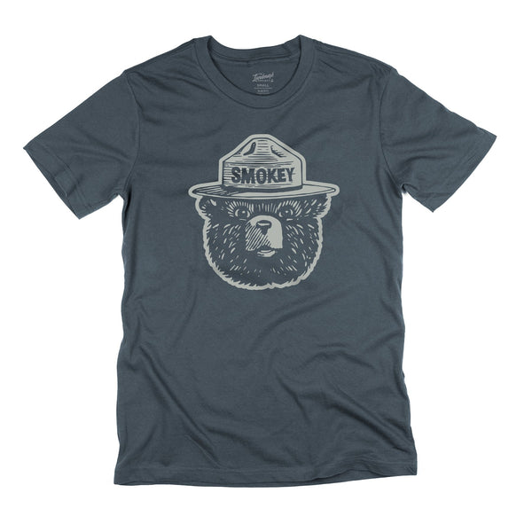 Smokey Bear Logo T-Shirt - Navy