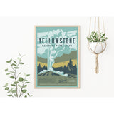 Yellowstone National Park - 12x16 Poster