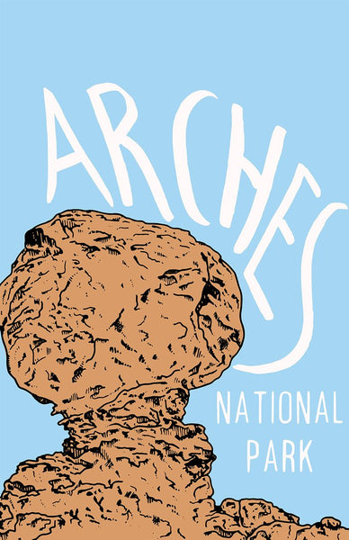 ARCHES NATIONAL PARK PRINT - 8 x 10