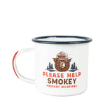 Smokey Bear Enamelware Mug