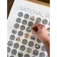 National Parks Scratch Off Bucket List