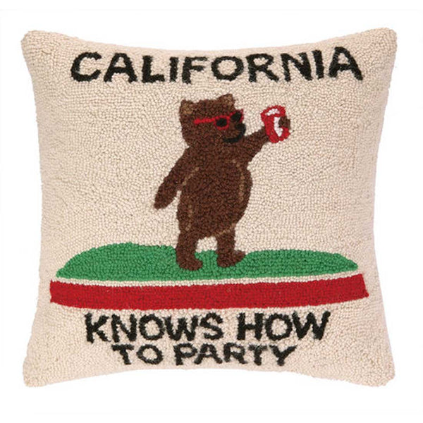CALIFORNIA KNOWS HOW TO PARTY🥤 Hook Pillow