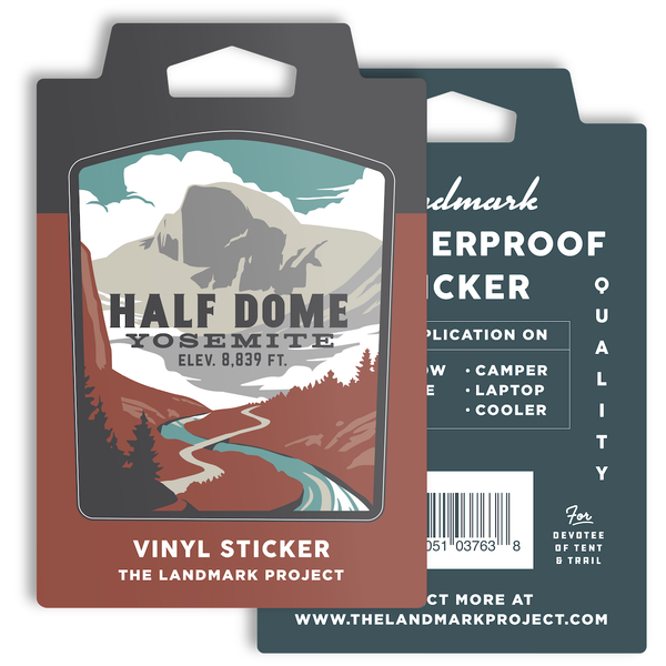 Half Dome Sticker