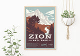 Zion National Park - 12x16 Poster